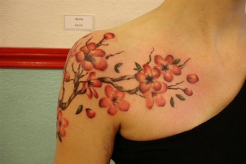 small cherry tree tattoos. A cherry Blossom tree couldn#39;t