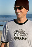 Men who Change Diapers Rule Tee